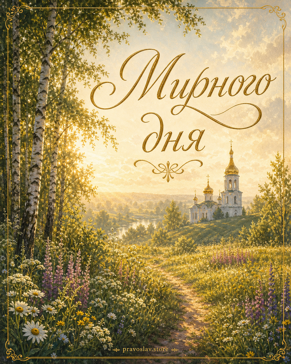 Открытка Мирного дня